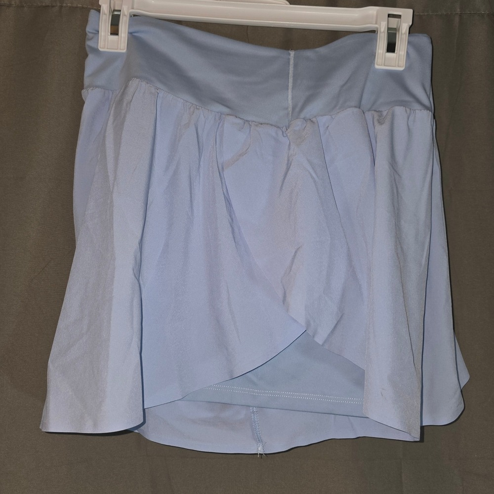All in Motion Womens Active Light Run Shorts Light Blue High Rise Size L 3in - Picture 2 of 6